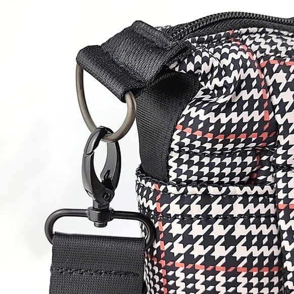 MyTagalongs  Mini Crossbody Tote Handbag Crossbody Bag Harper Tweed Black Brown - Picture 8 of 16